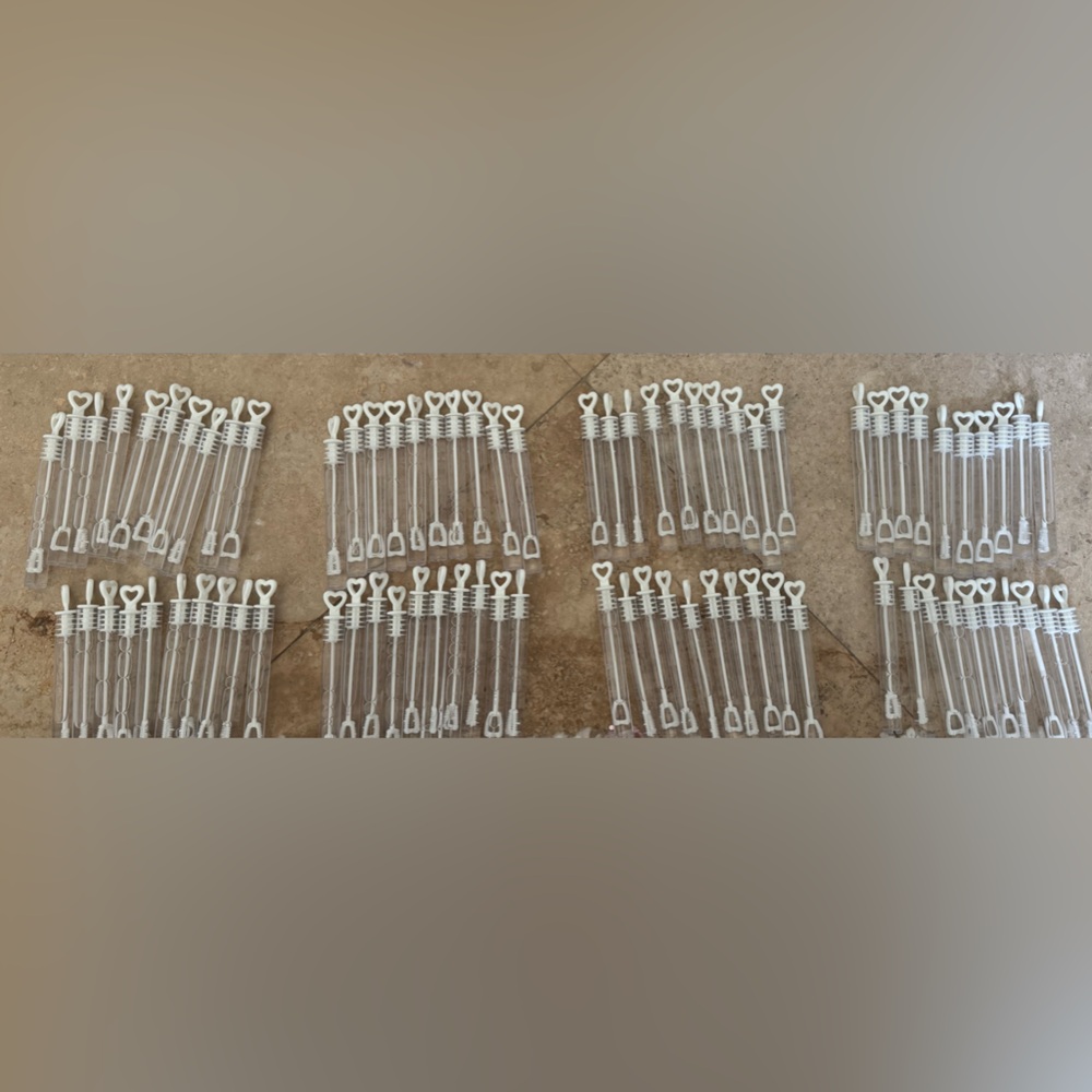 Wedding bubbles 85 pieces
